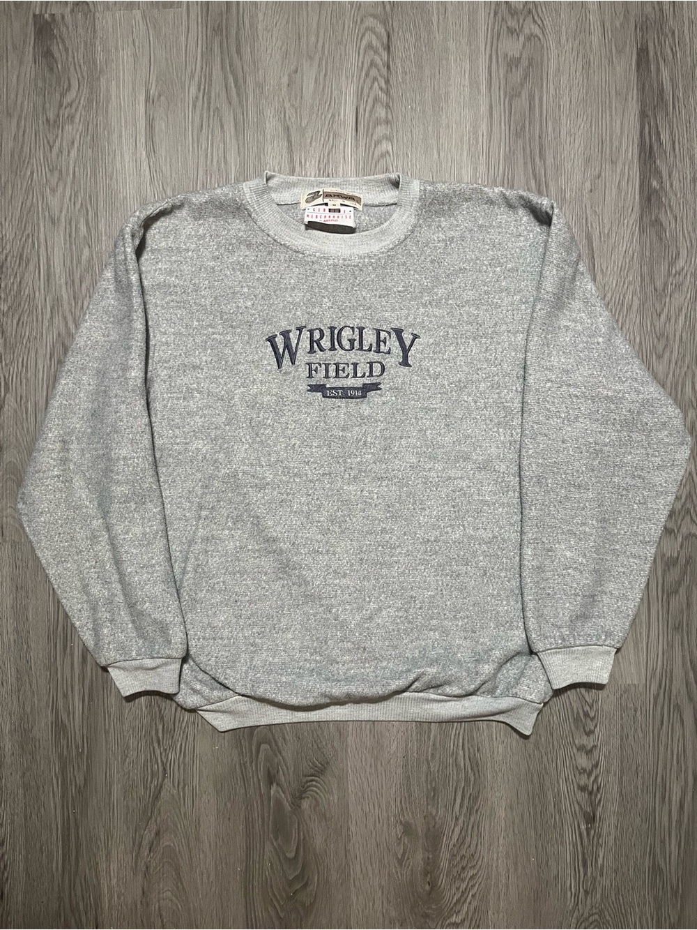Vintage 90s Wrigley Field genuine merchandise crewneck sweater made in USA M